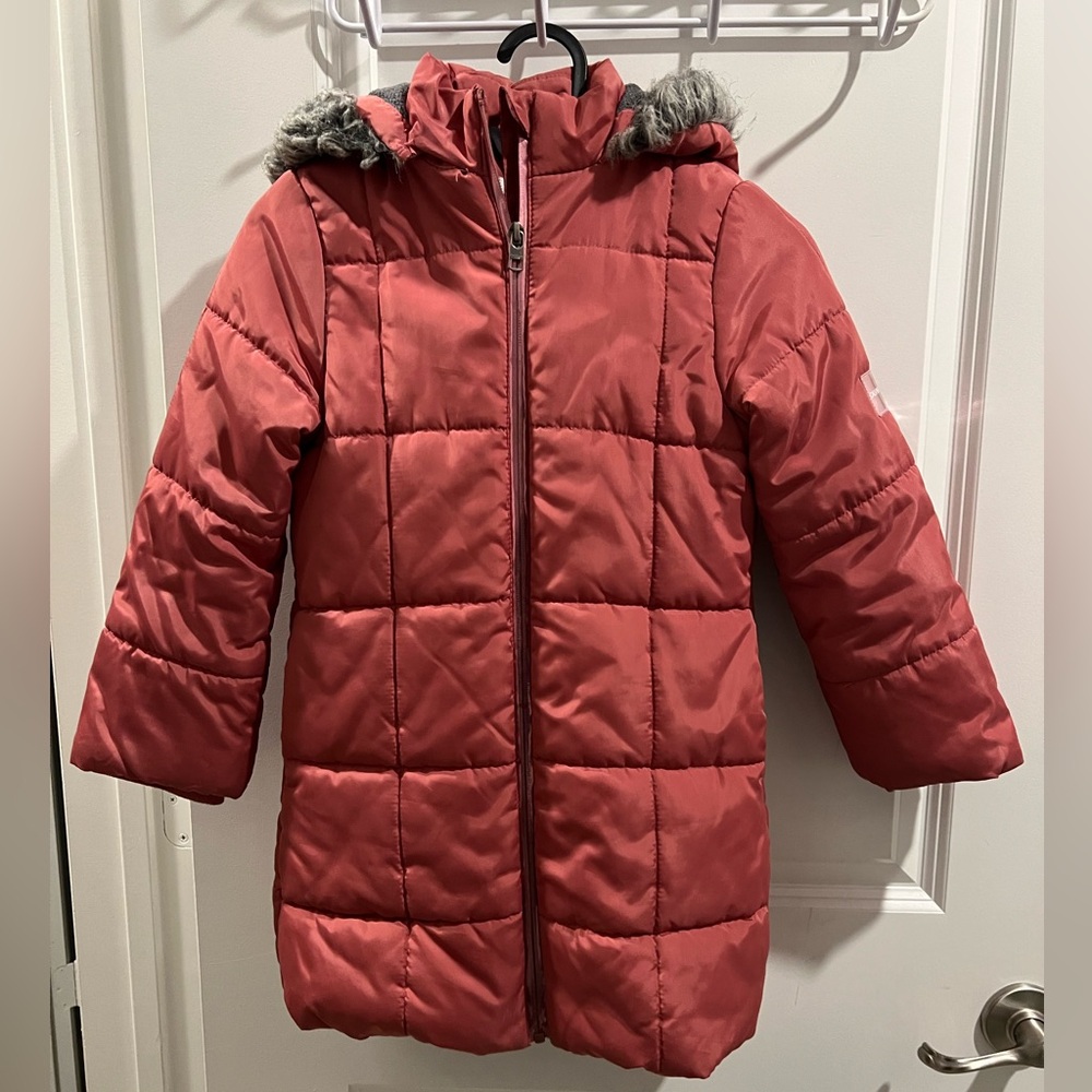 Calvin Klein Kids Jeans Pink Puffer Jacket